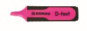 Donau Zakreślacz Donau D-Text, różowy 1,0-5,0mm (7358001PL-16)