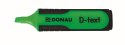 Donau Zakreślacz Donau D-Text, zielony 1,0-5,0mm (7358001PL-06)
