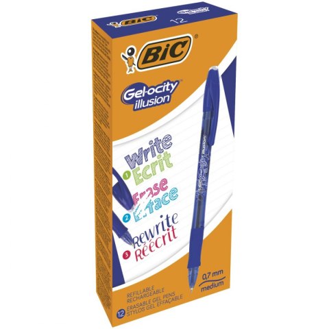 Bic Długopis Bic Gelocity Illusion niebieski 0,3mm (943440)