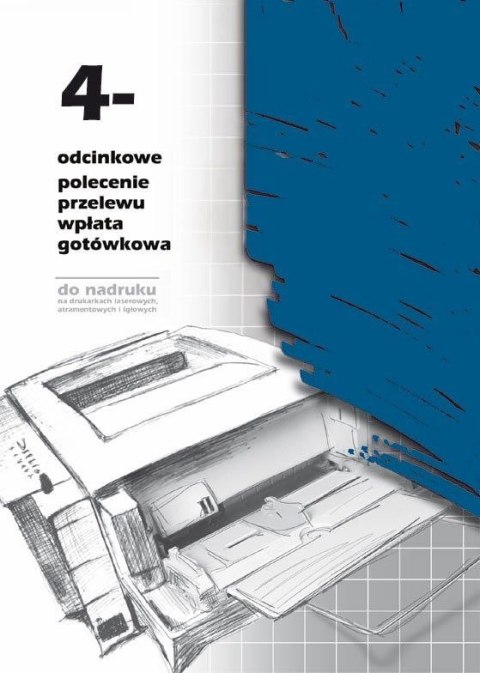 Michalczyk i Prokop Druk offsetowy Polecenie przelewu/wpłata gotówkowa 4-odc A4 100k. Michalczyk i Prokop (F-112-2)