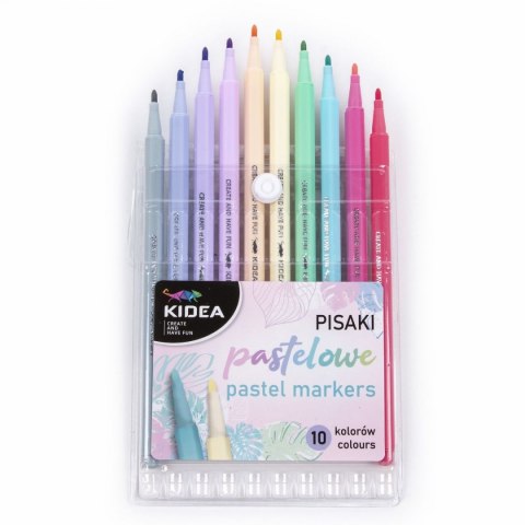 Kidea Flamaster Kidea pastelowe 10 kol. (PIP10KA)