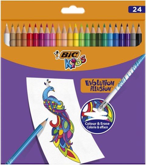 Bic Kredki ołówkowe Bic ILLUSION 24 kol. (987869)