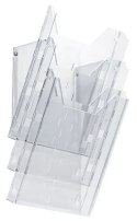 Durable Pojemnik na dokumenty pionowy Combiboxx A4 bezbarwny plastik Durable