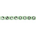 Titanum Taśma ozdobna Titanum Craft-Fun Series z kryształkami z kryształkami 4mm zielona 1,5m (0,6x150cm)