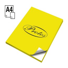 Protos Etykieta samoprzylepna A4 żółty [mm:] 210x297 Protos