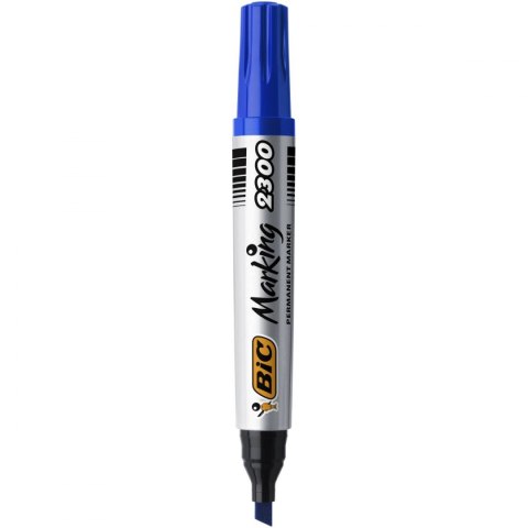 Bic Marker permanentny Bic Marking 2300, niebieski 3,7-5,5mm ścięta końcówka (8209253)