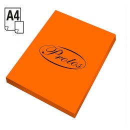 Protos Papier kolorowy fluo A4 pomarańczowy 75g Protos