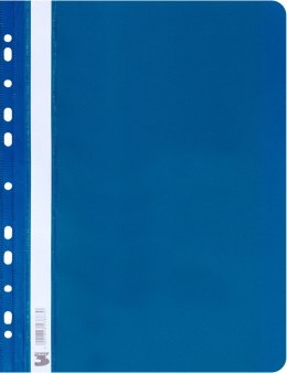 Tres Skoroszyt sztywny zawieszany niebieski A4 niebieski PVC PCW 160mic. 150g Tres (SKWA4/NIE)