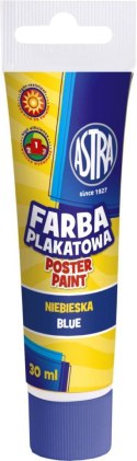 Astra Farby plakatowe Astra kolor: niebieski 30ml 1 kolor.