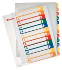 Esselte Przekładka numeryczna Esselte Maxi A4 mix kolorów 12k 1-12 [mm:] 245x305 (100214)
