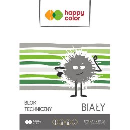 Happy Color Blok techniczny Happy Color A4 biały 170g 10k (HA 3550 2030-0)