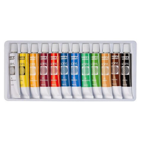 Happy Color Farba akrylowa Happy Color Happy Color kolor: mix 12ml (HA 7370 0012-K12)