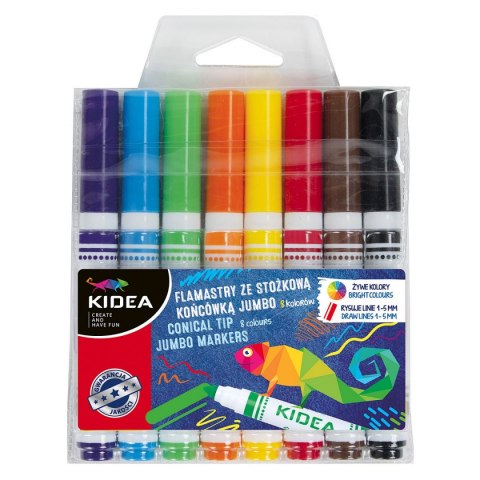 Kidea Flamaster Kidea 8 kol. (FSKJ8KA)
