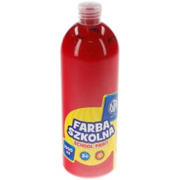 Astra Farby plakatowe Astra szkolne kolor: czerwony ciemny 1000ml 1 kolor.