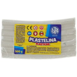Astra Plastelina Astra 1 kol. biała 500g