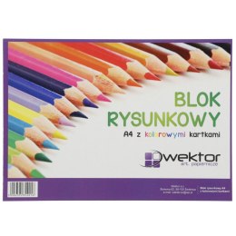 Wektor Blok rysunkowy Wektor kolor A4 mix 80g 20k