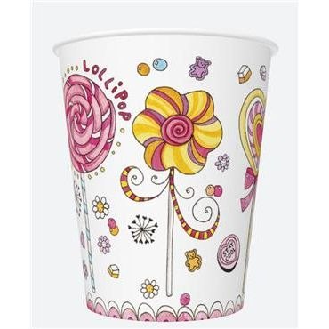 Pol-mak Kubek jednorazowy Pol-mak daisy papier 250ml (01)