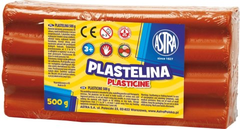 Astra Plastelina Astra 1 kol. czerwona 500g