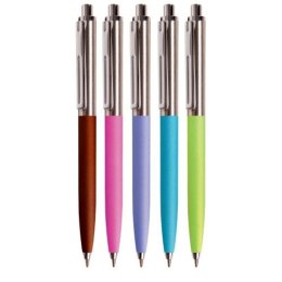 Cresco Długopis wielkopojemny Cresco Reporter Pastel 5907464218468 niebieskie 1,0mm (290051)