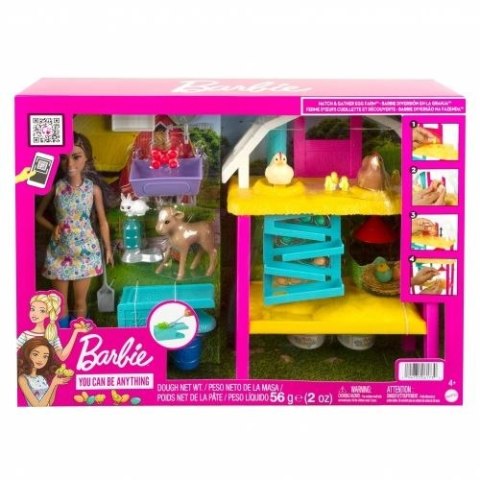 Barbie Lalka farma radosnych kurek [mm:] 290 Barbie (HGY88)