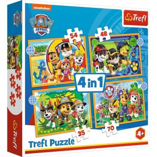 Trefl Puzzle Trefl 4w1 el. (34395)