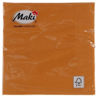 Pol-mak Serwetki Pol-mak brązowa bibuła [mm:] 330x330 (00050)