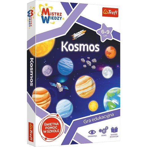 Trefl Gra edukacyjna Trefl Kosmos z Serii Mistrz Wiedzy Kosmos (01956)