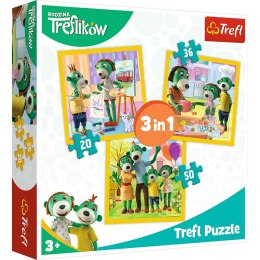 Trefl Puzzle Trefl 3w1 3w1 el. (34850)
