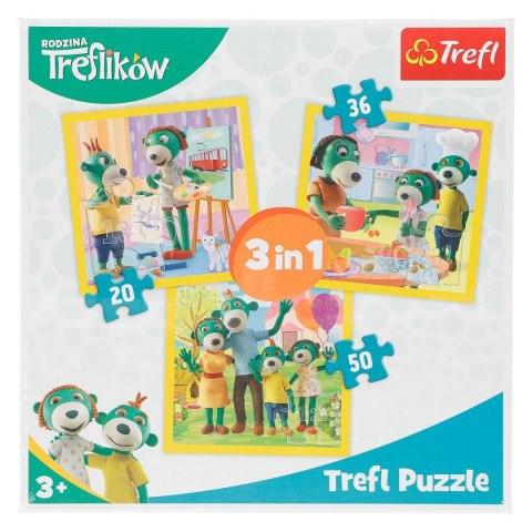 Trefl Puzzle Trefl 3w1 3w1 el. (34850) Trefl Puzzle Trefl 3w1 3w1 el. (34850)