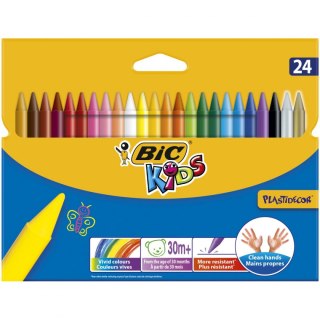 Bic Kids Kredki świecowe Bic Kids Plastidecor 24 kol 24 kol. (829772)