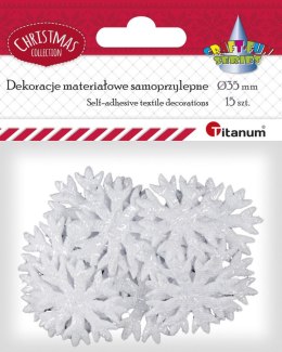 Titanum Ozdoba materiałowa Titanum Craft-Fun Series Śnieżynki (MTCR-BY387)