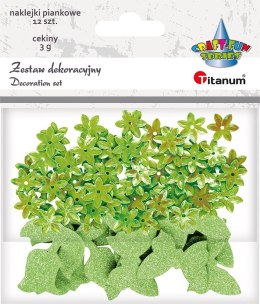Titanum Zestaw dekoracyjny Titanum Craft-Fun Series cekiny+naklejki (5030D)