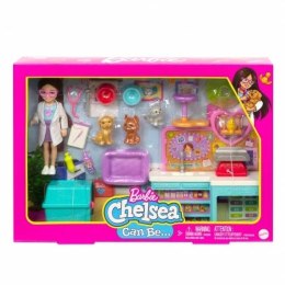 Barbie Lalka Chelsea weterynarz [mm:] 670 Barbie (HGT12)