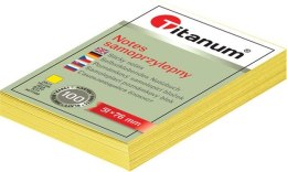 Titanum Notes samoprzylepny Titanum żółty 100k [mm:] 51x76 (S-2004)