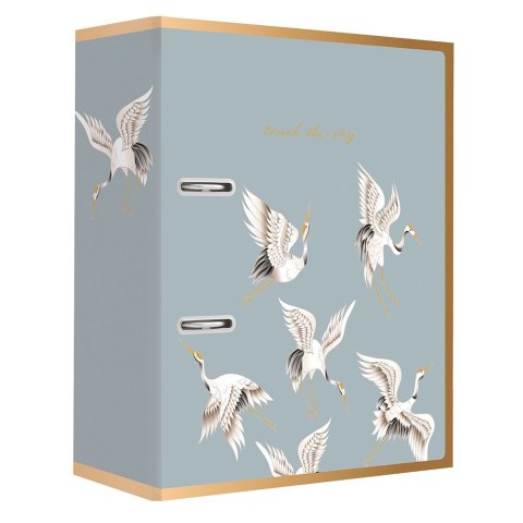 Interdruk Segregator A4 75 2R Dź SATIN GOLD BIRDS