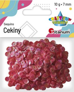 Titanum Cekiny Titanum Craft-Fun Series Okrągłe perłowe jasnoróżowe