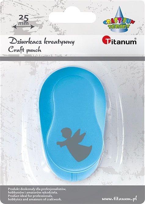 Titanum Dziurkacz ozdobny Titanum Craft-Fun Series 25mm aniołek (T-8810-36e) Titanum Dziurkacz ozdobny Titanum Craft-Fun Series 25mm aniołek (T-8810-36e)