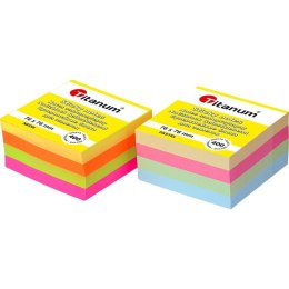Titanum Notes samoprzylepny Titanum mix pastelowy 400k [mm:] 76x76 (SF-02)