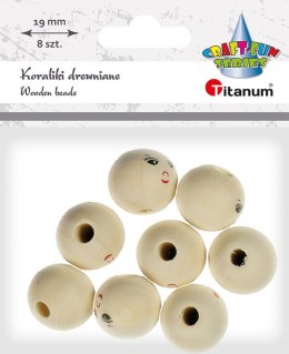 Titanum Ozdoba drewniana Titanum Craft-Fun Series koraliki (22TH401-3)