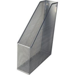 Titanum Pojemnik na czasopisma Titanum metalowy 7x32,2x24,5 cm srebrny (M-401S)