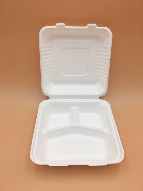 Plast Pojemnik na jedzenie menu box 3-DZIELNY Plast