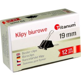 Titanum Klip Titanum 19mm czarny (BC19)