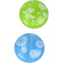Titanum Magnes kwiaty niebieski/zielony [mm:] 30 Titanum (30mm/6) 6 sztuk