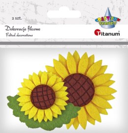 Titanum Ozdoba filcowa Titanum Craft-Fun Series słoneczniki (WFB-007)