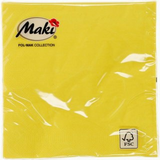 Pol-mak Serwetki Pol-mak cytrynowy papier [mm:] 330x330 (18)