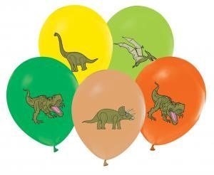 Godan Balon gumowy Godan dinozaury mix 12cal (GZ-DIN5)