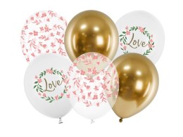 Partydeco Balon gumowy Partydeco Love, mix mix 300mm (SB14P-321-000-6)