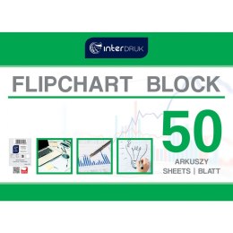 Interdruk Blok do tablic flipchart Interdruk 50k. 80g czysty [mm:] 1000x640 (FLI50)