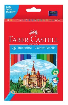 Faber Castell Kredki ołówkowe Faber Castell Zamek 36 kol. (120136)