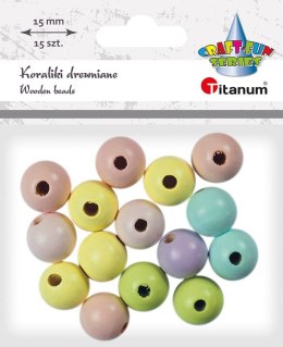 Titanum Ozdoba drewniana Titanum Craft-Fun Series koraliki (22TH401-1)